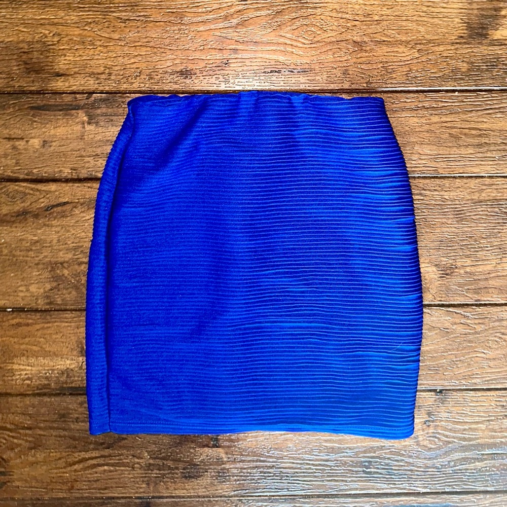 Forever 21 Royal Blue Mini Skirt